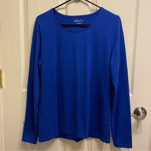 L | Kim Rogers Long-Sleeve Top | Midnight Blue